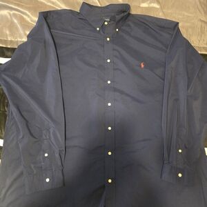 Ralph Lauren Dark Blue Button Down Shirt